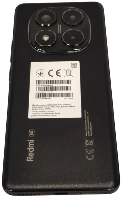 Smartfon Xiaomi Redmi Note 14 Pro 5G 8/256GB Midnight Black (MZB0I8BEU) (863605074820426) - Outlet - Zdjęcie 5 Smartfon Xiaomi Redmi Note 14 Pro 5G 8/256GB Midnight Black (MZB0I8BEU) (863605074820426) - Outlet - obraz 5