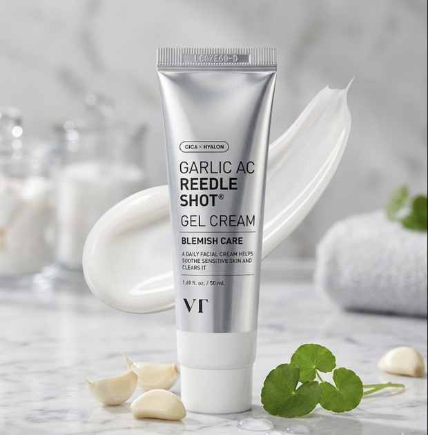 Крем для проблемной кожи с микроиглами VT Cosmetics GARLIC AC REEDLE SHOT 50 ml (8803463012090) - изображение 4