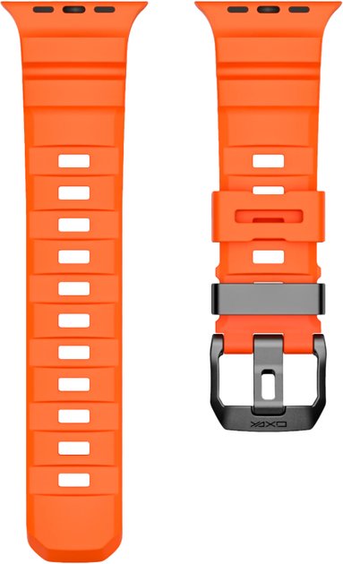Ремінець  Yaxo Rugged Evo Sport для Apple Watch 44/45/46/49 mm Magma Orange (YAWRESSP01OR) - зображення 2
