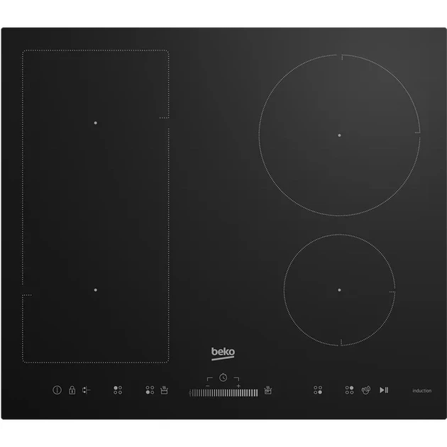 Варильна поверхня індукційна BEKO HII64500UFT - Фото 1 Варильна поверхня індукційна BEKO HII64500UFT - зображення 1