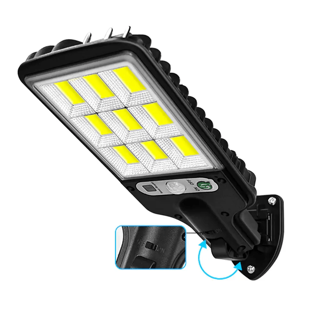 Светильник уличный Sensor Street Lamp JY-616-4 108 COB автономный солнечный Черный (MX-00008148) - изображение 6