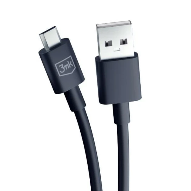 Кабель 3mk Hyper Cable USB-A - Micro USB 1.2m 5V 2.4A Black (5903108541183) - изображение 8