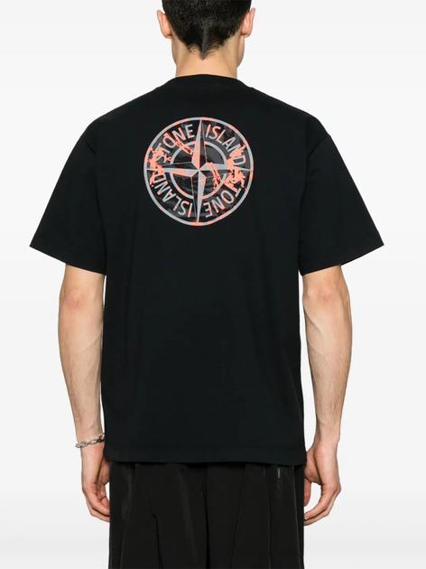 Чоловіча футболка Stone Island, чорний, XS (MCF10002) - Фото 2 Чоловіча футболка Stone Island, чорний, XS (MCF10002) - зображення 2