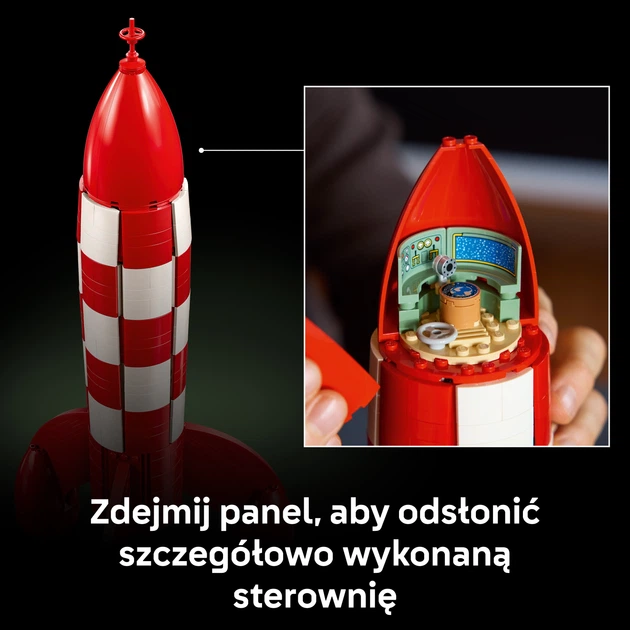 Конструктор LEGO Ideas Місячна ракета Tintin 1283 деталі (21367) - зображення 5