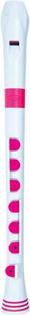 Блокфлейта Nuvo Recorder+ Біла з рожевим - Фото 2 Блокфлейта Nuvo Recorder+ Біла з рожевим - зображення 2