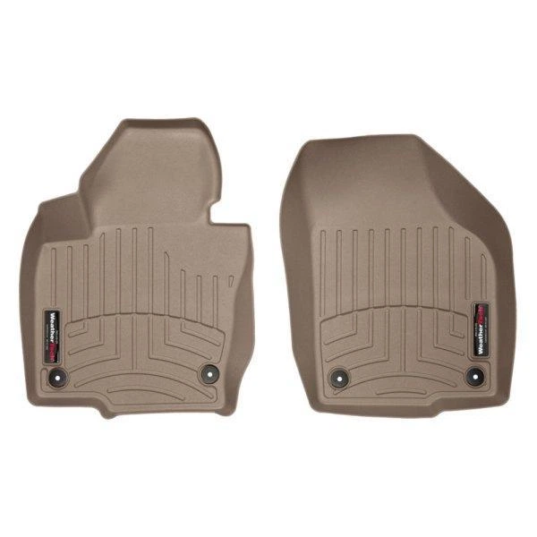 Килимки у салон Volkswagen Tiguan 2008-2016, з бортом, передні, бежеві, Weathertech 455461 - Фото 1 Килимки у салон Volkswagen Tiguan 2008-2016, з бортом, передні, бежеві, Weathertech 455461 - зображення 1