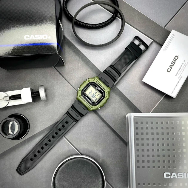 Наручний годинник Casio W-218H-3A - изображение 2