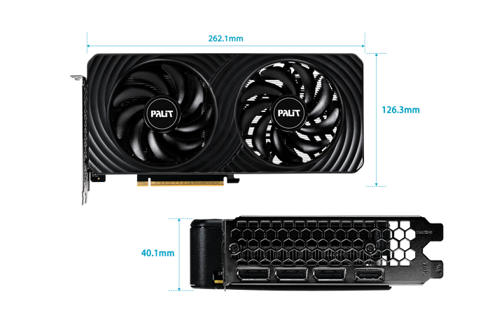 Видеокарта RTX 5050 8GB GDDR6 Dual Palit (NE65050019P1-GB2070D) - Фото 7 Видеокарта RTX 5050 8GB GDDR6 Dual Palit (NE65050019P1-GB2070D) - изображение 7
