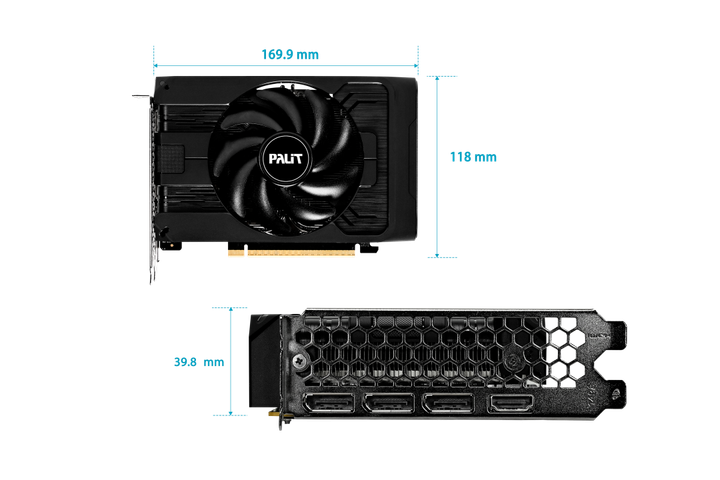 Видеокарта RTX 5050 8GB GDDR6 StormX Palit (NE65050019P1-GB2070F) - изображение 6