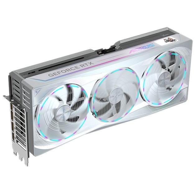 Видеокарта RTX 5090 32GB GDDR7 Aorus Master Ice Gigabyte (GV-N5090AORUSM ICE-32GD) - изображение 3