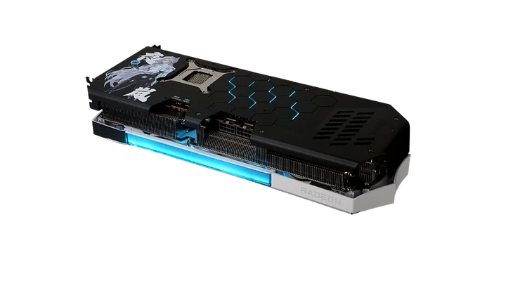 Видеокарта AMD Radeon RX 9070 XT 16GB GDDR6 Hellhound Reva Edition PowerColor (RX9070XT 16G-L/OC/REVA) - Фото 8 Видеокарта AMD Radeon RX 9070 XT 16GB GDDR6 Hellhound Reva Edition PowerColor (RX9070XT 16G-L/OC/REVA) - изображение 8