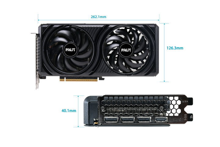 Видеокарта RTX 5060 8GB GDDR7 Infinity 2 OC Palit (NE75060V19P1-GB2063L) - изображение 7
