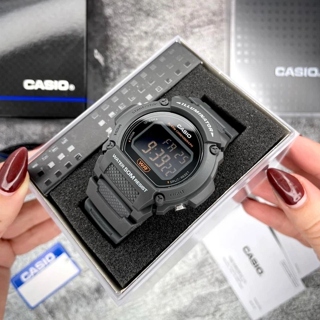 Наручний годинник Casio W-219H-8B - изображение 3