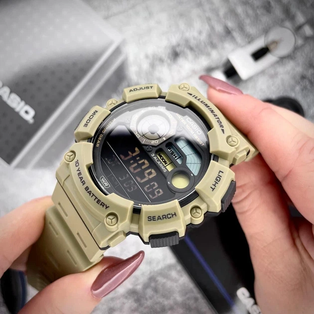 Наручний годинник Casio WS-1500H-5B - изображение 3