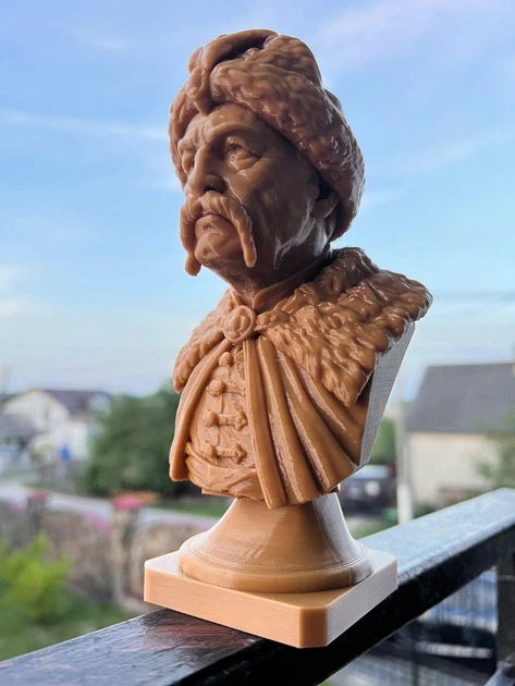 Погруддя Богдан Хмельницький 15 см Пластик - Фото 4 Погруддя Богдан Хмельницький 15 см Пластик - изображение 4