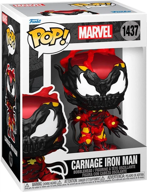 Figurka Funko Pop! Marvel 1437 Carnage Iron Man 82646 (889698826464) - Zdjęcie 1 Figurka Funko Pop! Marvel 1437 Carnage Iron Man 82646 (889698826464) - obraz 1