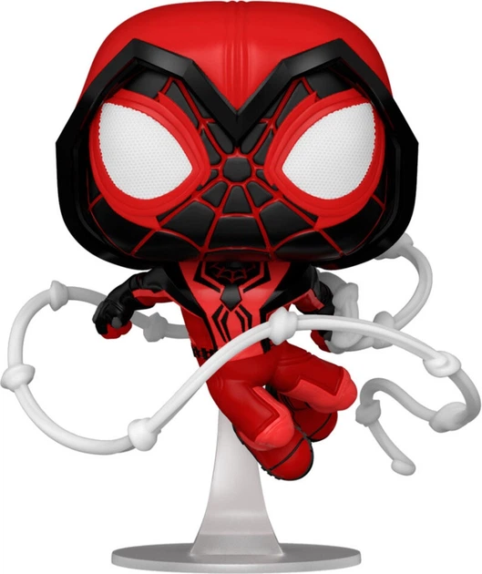 Figurka Funko Pop! Marvel Spider-Man Miles Morales 770 Miles Morales in Crimson Cowl Suit Bobble-Head 50155 (889698501552) - obraz 2