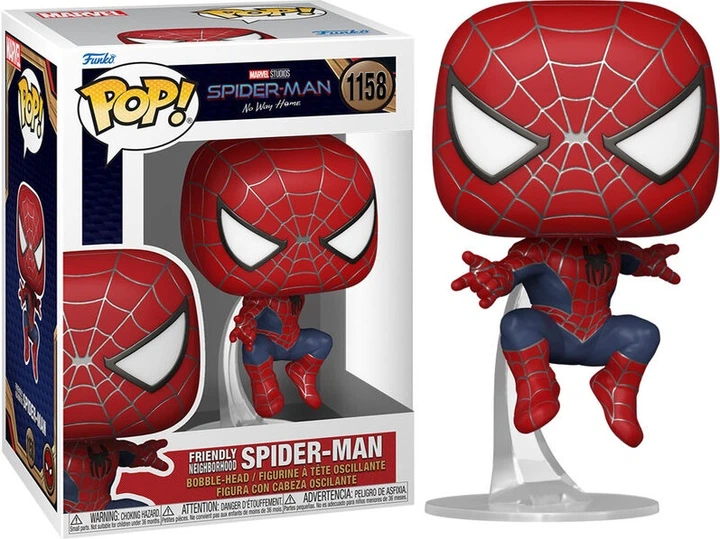 Figurka Funko Pop! Marvel Spider-Man No Way Home 1158 Spider-Man Bobble-Head 67607 (889698676076) - obraz 3