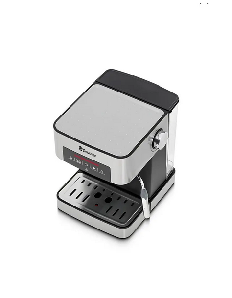 Кофеварка рожковая Domotec бытовая сенсорная 15 Бар 850 Вт 1.6 л с ручным капучинатором. - изображение 6