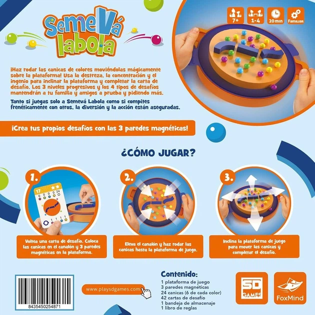 Gra planszowa SD Games Semeva Labola (wersja hiszpańska) (8435450254871) - Zdjęcie 2 Gra planszowa SD Games Semeva Labola (wersja hiszpańska) (8435450254871) - obraz 2