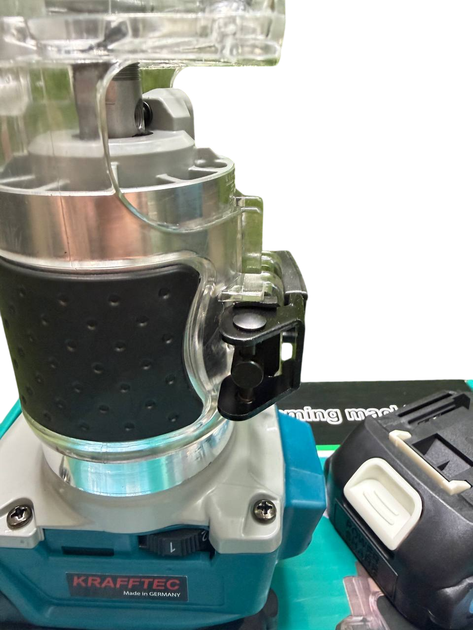 Кромковий фрезер акумуляторний Krafftec Germany PRO 1200 Вт / 3000 об./хв / 48V6Ah - изображение 5