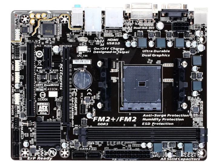 Материнська плата Gigabyte GA-F2A68HM-HD2 Socket FM2+ - зображення 2