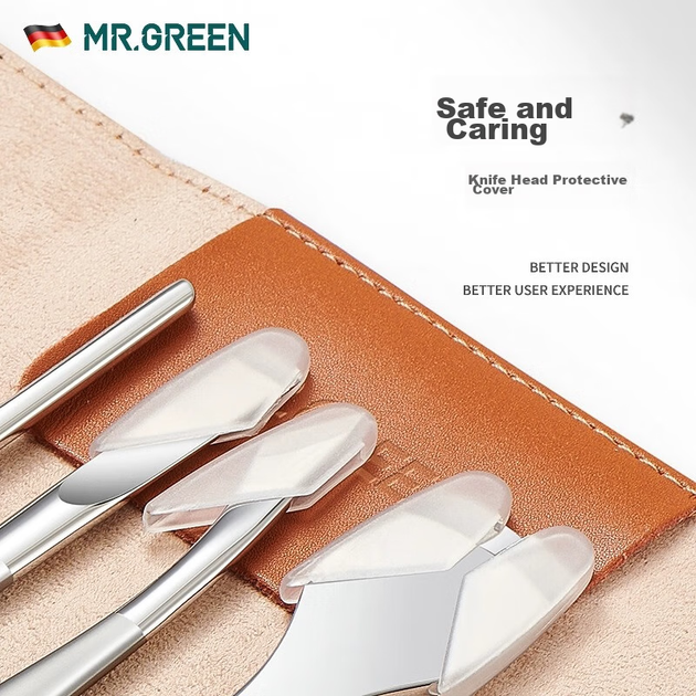 Набор педикюрных кусачек MR.GREEN Mr-9103 для вросших ногтей и мозолей, 4 предмета - изображение 6
