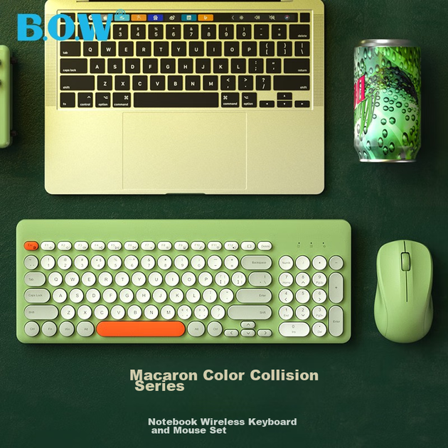 Комплект беспроводной BOW MK221 Wireless Chocolate - изображение 5