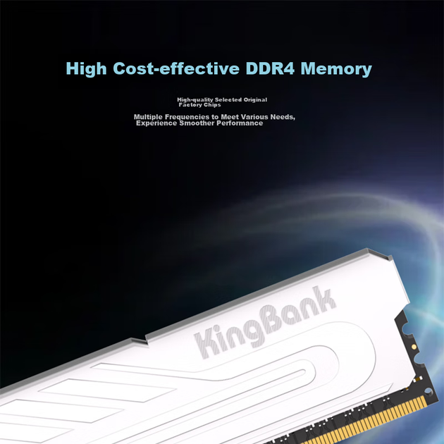 Модуль оперативной памяти KINGBANK 8GB DDR4 3200 для настольных компьютеров, Yinjue C16 - изображение 6