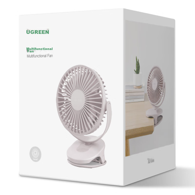 Вентилятор UGREEN міні USB перезаряджуваний для офісу/авто - зображення 10