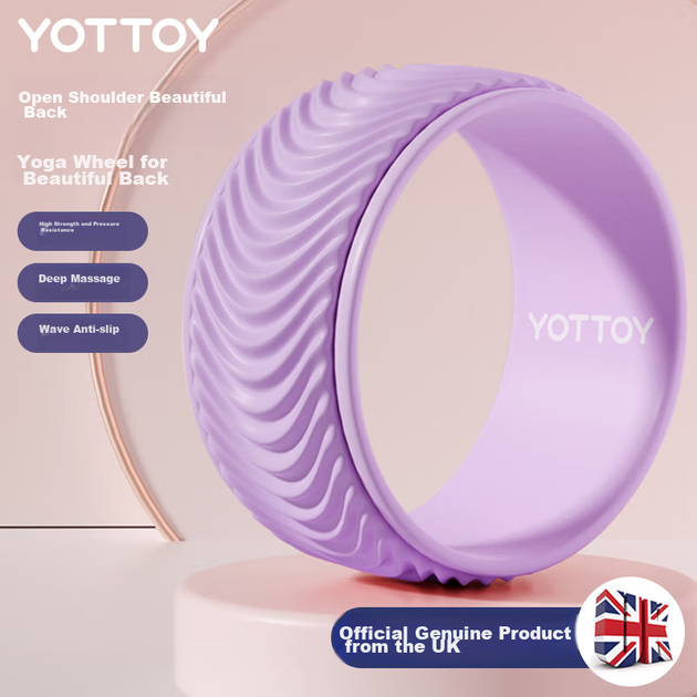 Колесо для йоги Yottoy для раскрытия плеч и осанки пилатес - изображение 4