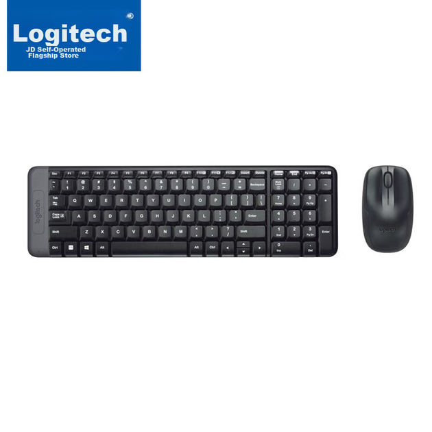 Комплект беспроводной Logitech MK220 Black - Фото 2 Комплект беспроводной Logitech MK220 Black - изображение 2