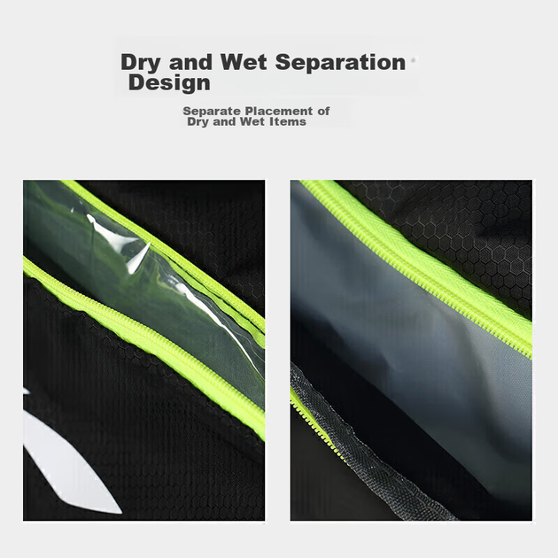 Сумка Li-Ning для плавания водонепроницаемая для сухих и мокрых вещей черная 770-1 - изображение 7