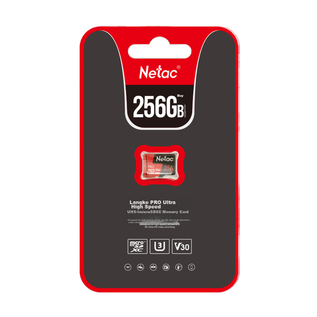 Карта пам'яті Netac High Endurance microSDXC 256GB UHS-I U3 V30 A1 - зображення 2