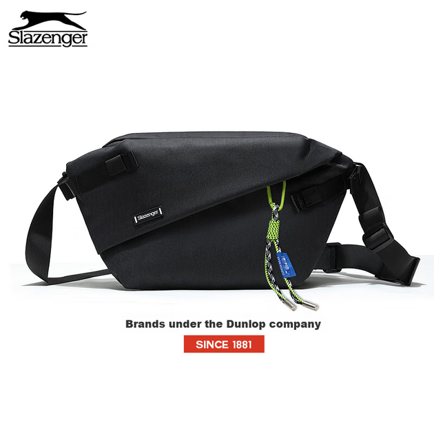 Сумка Slazenger Crossbody через плечо для мужчин/женщин вместительная, поясная, повседневная - Фото 4 Сумка Slazenger Crossbody через плечо для мужчин/женщин вместительная, поясная, повседневная - изображение 4