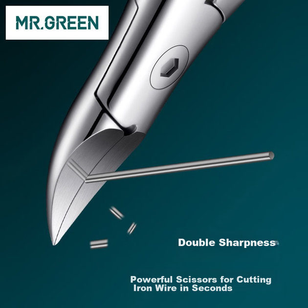 Кусачки MR.GREEN Mr-1036OR для вросших ногтей с ножом - изображение 4
