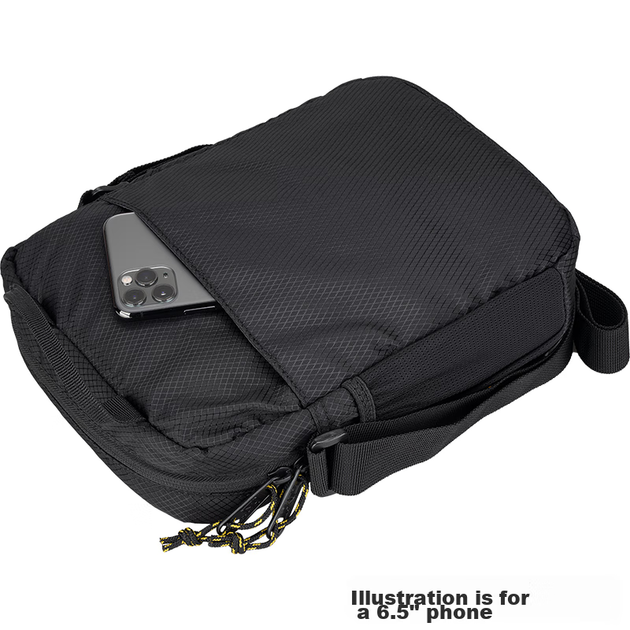 Сумка CAT Crossbody, легка сумка через плече, сумка для активного відпочинку, сумка-мессенджер для планшета iPad 11 дюймів, подарунок для чоловіків та жінок, чорна, 83367 - Фото 8 Сумка CAT Crossbody, легка сумка через плече, сумка для активного відпочинку, сумка-мессенджер для планшета iPad 11 дюймів, подарунок для чоловіків та жінок, чорна, 83367 - изображение 8