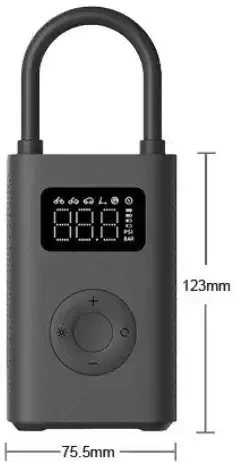 Автомобильный электрический насос Xiaomi MIJIA Electric Pump Air 2 беспроводной компрессор аккумуляторный умный насос портативный - изображение 4