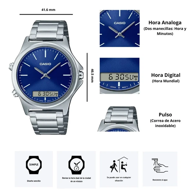 Наручний годинник CASIO MTP-VC01D-2EUDF - изображение 8