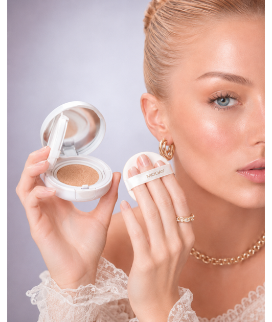 Крем-кушон для макияжа классический MODAY COVER CLASSIC с матовым финишем (15 g) - изображение 4