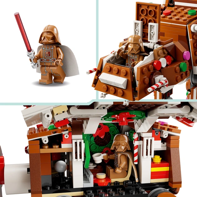 Конструктор LEGO Star Wars Пряниковий крокохід AT-AT 697 деталей (40806) - Фото 4 Конструктор LEGO Star Wars Пряниковий крокохід AT-AT 697 деталей (40806) - зображення 4