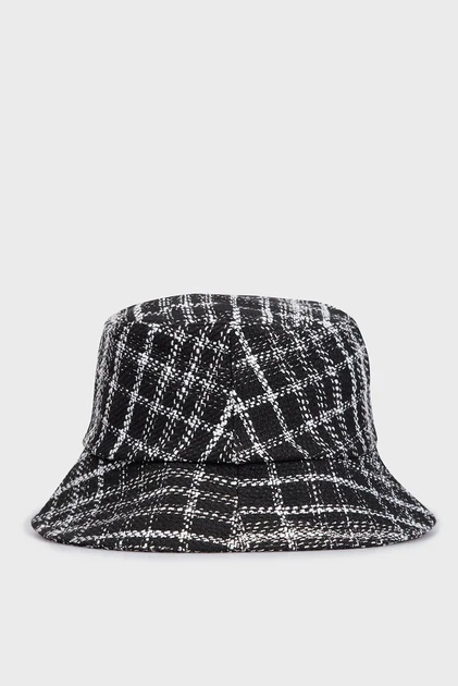 Жіноча чорна твідова картата панама Gant L/XL 4900057 - Фото 3 Жіноча чорна твідова картата панама Gant L/XL 4900057 - изображение 3