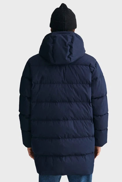 Чоловічий темно-синій пуховик LONG ALTA DOWN JACKET Gant XXXL 7006365 - Фото 3 Чоловічий темно-синій пуховик LONG ALTA DOWN JACKET Gant XXXL 7006365 - изображение 3