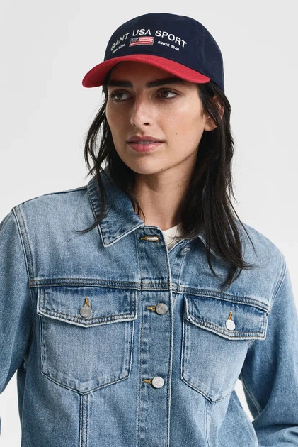 Жіноча синя джинсова куртка DENIM JACKET Gant XS 4700367 - Фото 4 Жіноча синя джинсова куртка DENIM JACKET Gant XS 4700367 - изображение 4