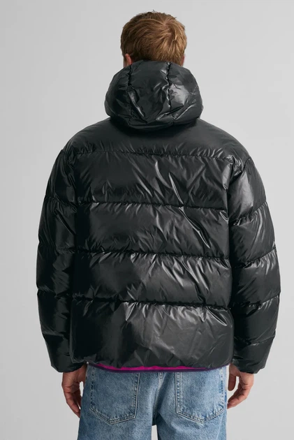 Чоловічий чорний пуховик OVERSIZED SHINY Gant XL 7006370 - изображение 3