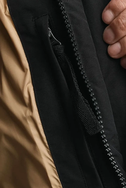 Чоловіча чорна пухова парку HEAVY DOWN MID LENGTH JACKET Gant S 7006464 - зображення 8