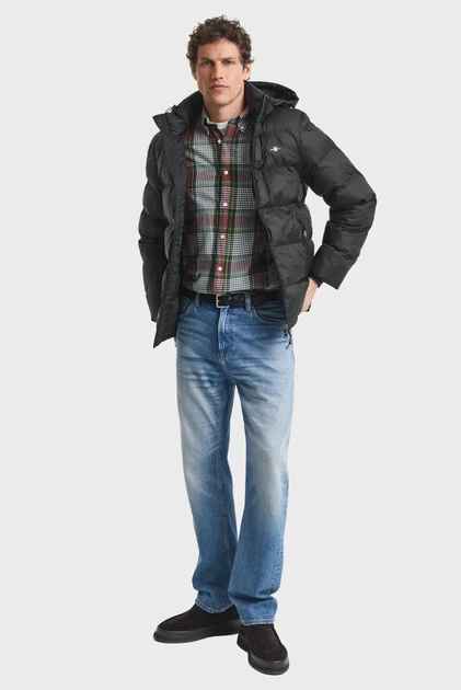 Чоловіча чорна куртка CLOUD Gant XXL 7006534 - Фото 2 Чоловіча чорна куртка CLOUD Gant XXL 7006534 - зображення 2
