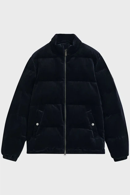 Чоловіча темно-синя вельветова куртка PUFFER Gant XL 7006558 - Фото 11 Чоловіча темно-синя вельветова куртка PUFFER Gant XL 7006558 - изображение 11