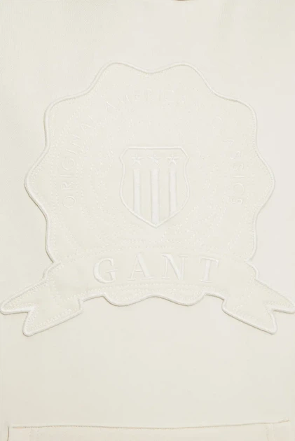 Чоловіче біле худі BADGE Gant L 2067074 - зображення 3