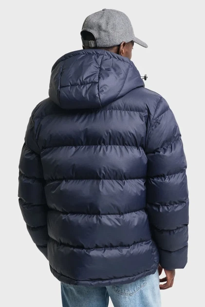 Чоловіча темно-синя куртка ACTIVE CLOUD JACKET Gant S 7006452 - Фото 3 Чоловіча темно-синя куртка ACTIVE CLOUD JACKET Gant S 7006452 - изображение 3